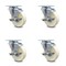 Service Caster 4 Inch Nylon Wheel Swivel Top Plate Caster Set with Brake SCC-20S414-NYS-TLB-4 - alternate 1